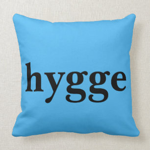 Coussin Le hygge danois de langue signifie le confort