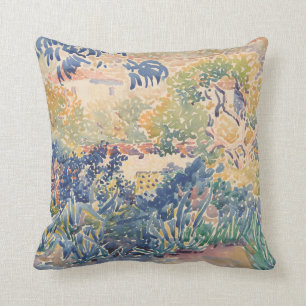 Coussin Le jardin de l'artiste au Saint-Clair 1904-5