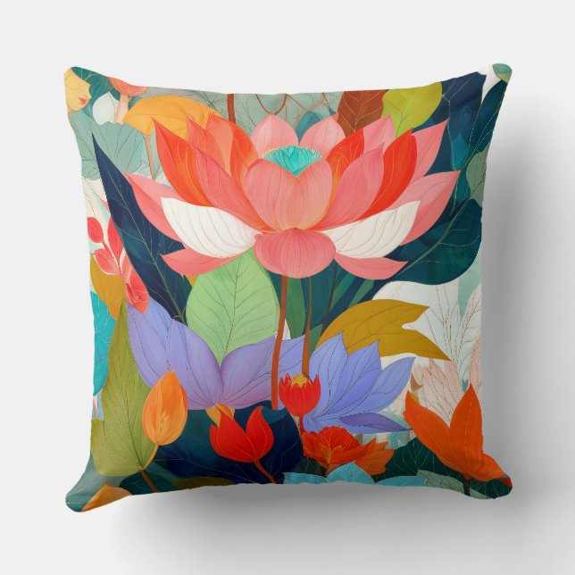 Coussin Le jardin de velours (Verso)