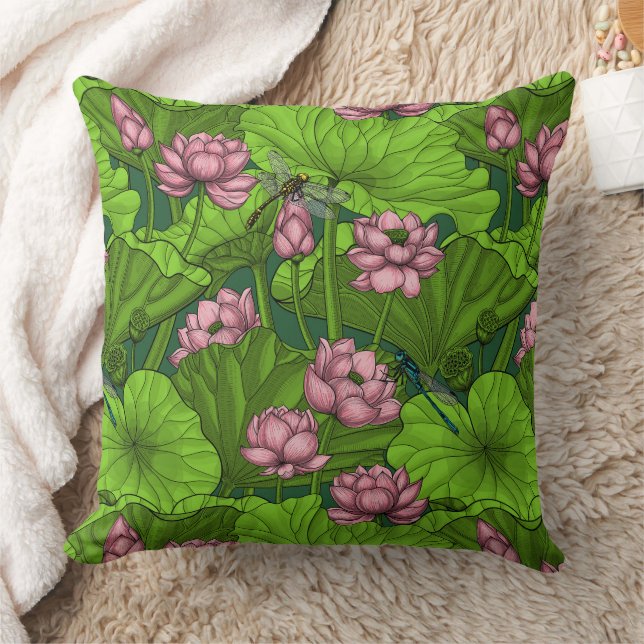 Coussin Le jardin du Lotus (Couverture)