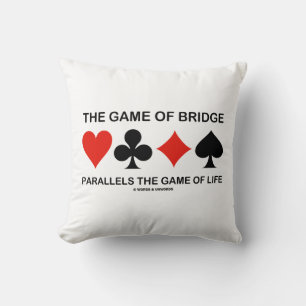 Coussin Le Jeu De Bridge Parallèle Le Jeu De La Vie