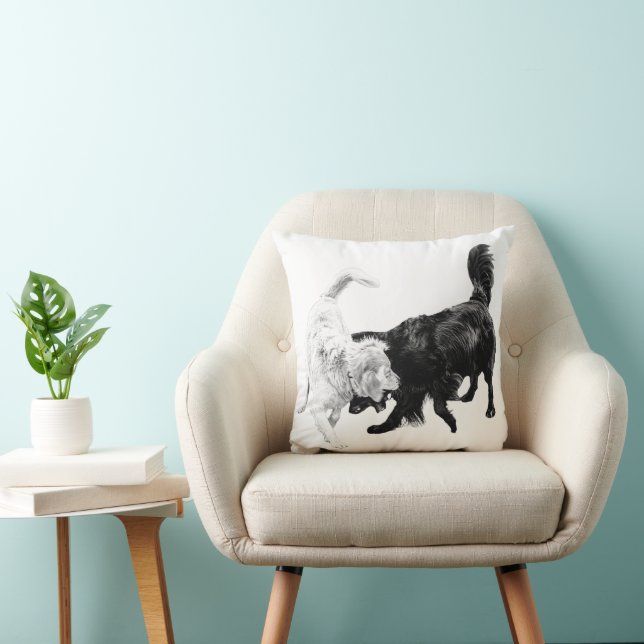 Coussin Le jeu ne connaît aucune règle (Chaise)