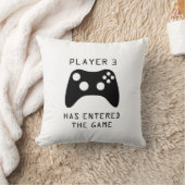 Coussin Le joueur 3 a écrit le jeu vidéo de jeu (Couverture)