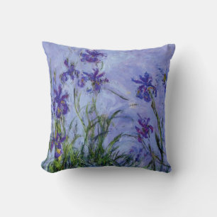 Coussin Le lilas irise des beaux-arts de Claude Monet