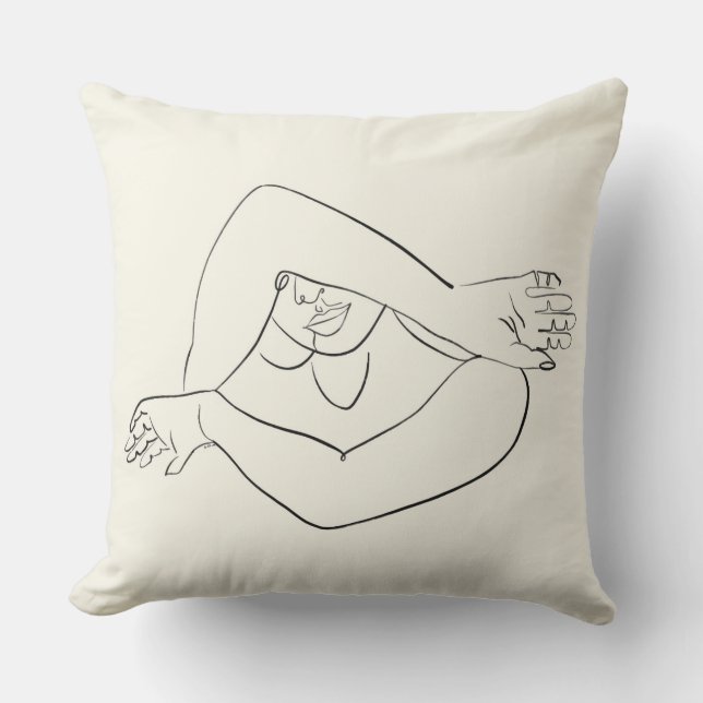 Coussin Le Longing (Recto)