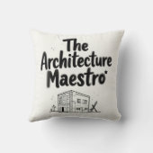 Coussin Le Maestro d'Architecture (Verso)