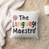 Coussin Le Maestro de Langue (Couverture)