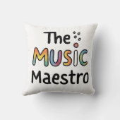 Coussin Le Maestro de Musique (Verso)