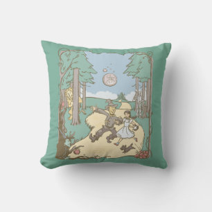 Coussin Le Magicien d'Oz™ Route de briques jaunes de liv