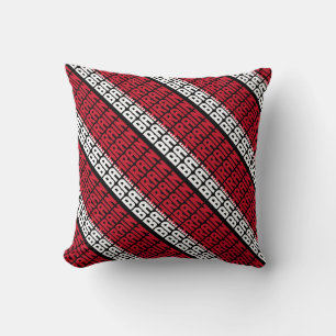 Coussin Le magnifique drapeau national de Bahreïn