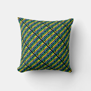 Coussin Le magnifique drapeau national du Gabon