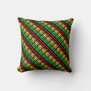 Coussin Le magnifique drapeau national du Mali