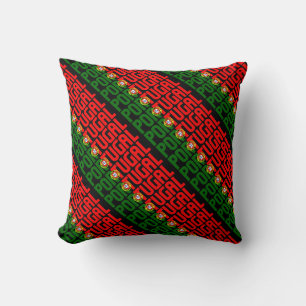 Coussin Le magnifique drapeau national du Portugal