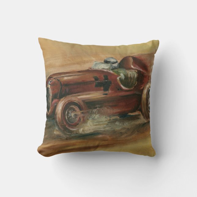 Coussin Le Mans Racecar par Ethan Harper (Recto)