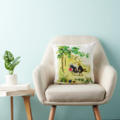 Coussin Le mariage d'oiseau (Chaise)
