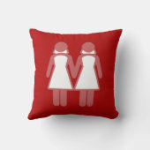 Coussin Le MARIAGE FEMELLE FIGURE le rouge - .png (Verso)