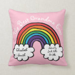 Coussin Le Meilleur Grand-mère<br><div class="desc">Personnalize for your special grandma,  grand-mère,  grand-mère,  Granny,  Nan or Nanny to create a unique venin pour birthdays,  Christmas,  mother's day,  baby showers,  ou any day you want to show much she means to you. A perfect way to show how amazing she is every day. Designed by Thisisnotme</div>