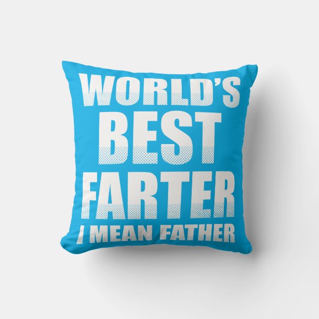 Coussin Le meilleur père du monde (Recto)