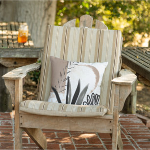 Coussin Le mélange nature art minimaliste