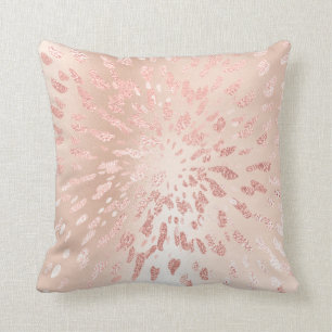 Coussin Le métal d'or de rose de rose rougissent abrégé