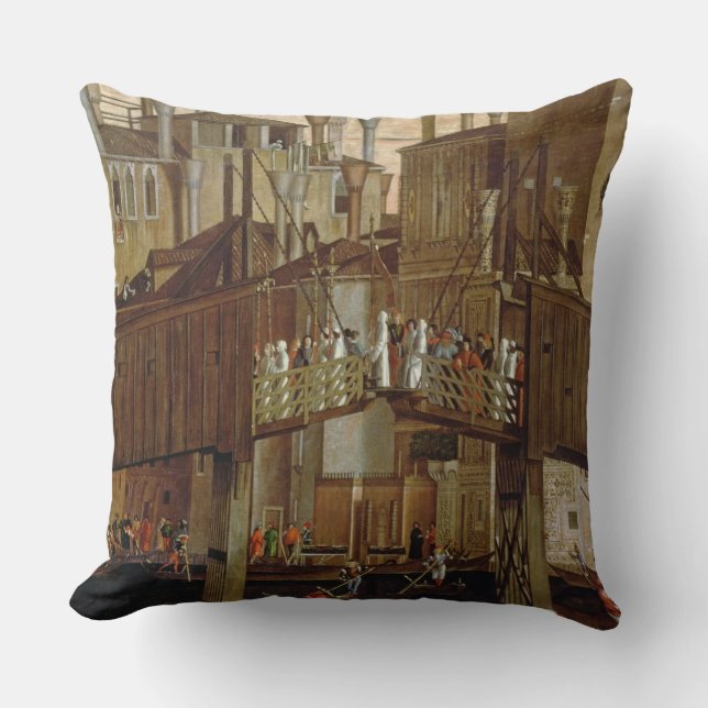 Coussin Le miracle de la relique de la croix sainte, (Recto)
