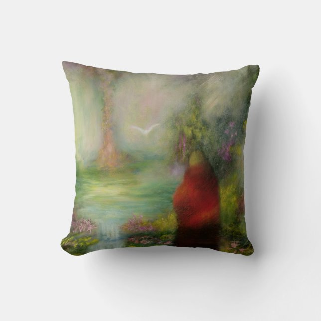 Coussin Le moine tibétain 1989 (Recto)