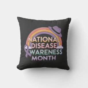 Coussin Le Mois national de la sensibilisation aux maladie