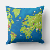 Coussin Le Monde (Verso)