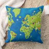 Coussin Le Monde (Couverture)