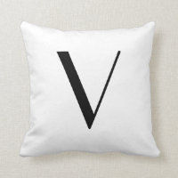 Le monogramme repose la lettre V