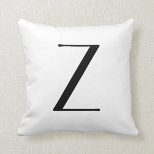 Coussin Le monogramme repose la lettre Z