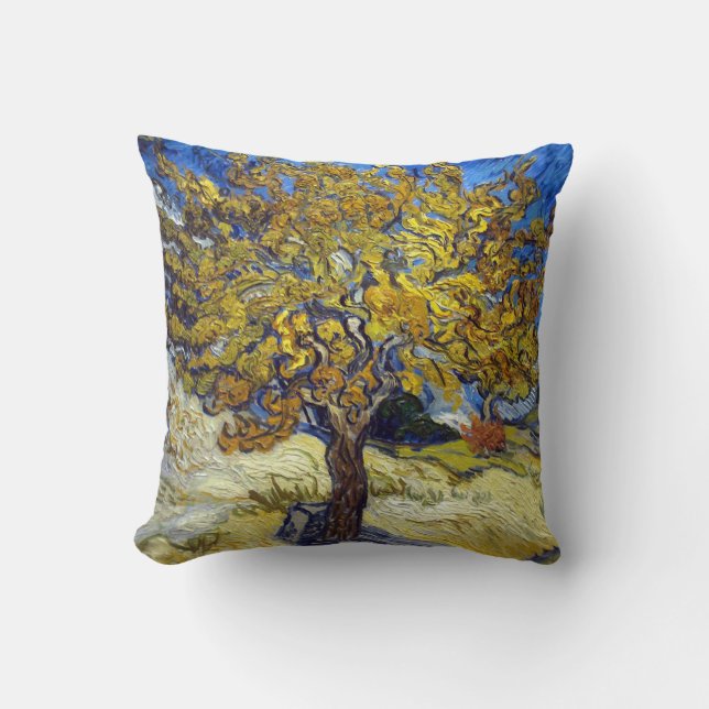 Coussin Le mûrier. Vincent Van Gogh. (Recto)