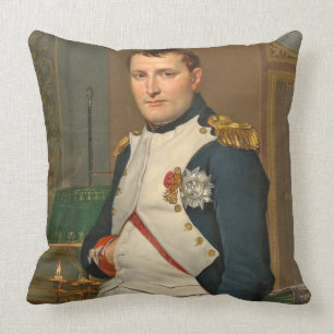 Coussin Le napoléon d'empereur dans son étude chez le
