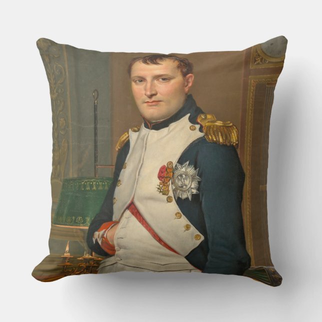 Coussin Le napoléon d'empereur dans son étude chez le (Recto)