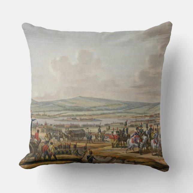 Coussin Le napoléon visitant le siège fonctionne à Danzig (Recto)