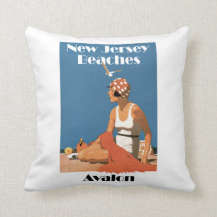 Coussin Le New Jersey échoue le ~ Avalon