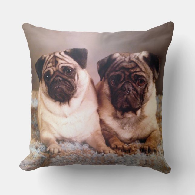 Coussin Le NOM ou l'amour sans conditions d'animal (Recto)
