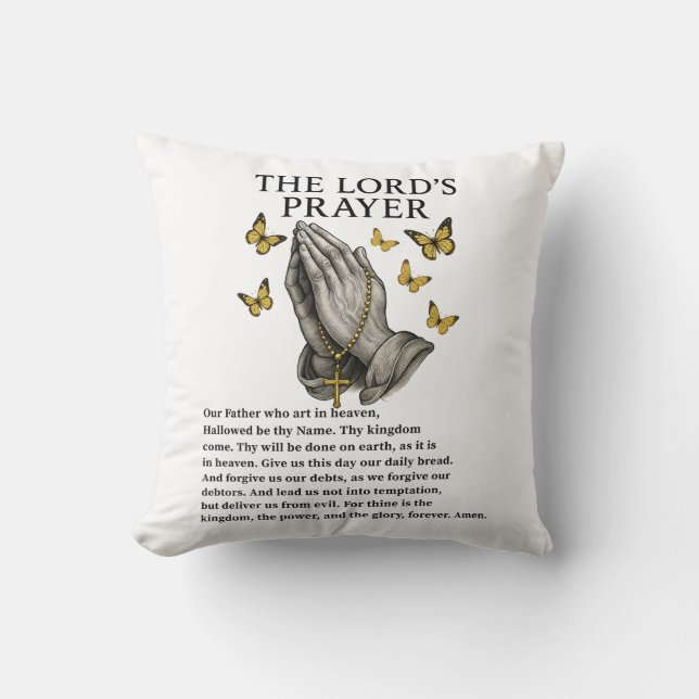 Coussin le Notre Père  (Recto)