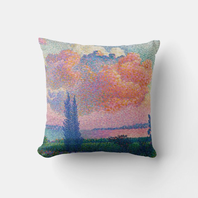 Coussin Le nuage rose, tableau de Henri-Edmond Cross (Recto)