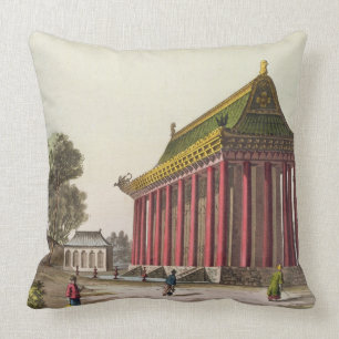 Coussin "Le palais européen" au Yuen-Ming-Yuan, illustrat