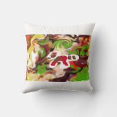 Coussin Le panda roux est cool (Verso)