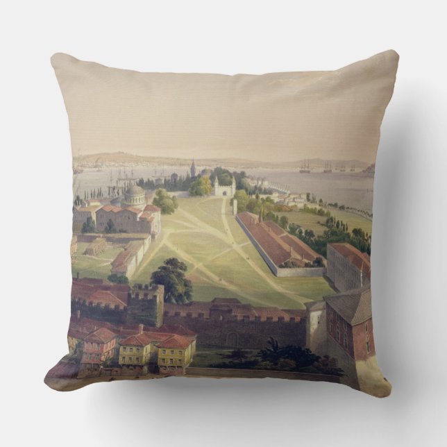 Coussin Le panorama de Constantinople, plaquent 22 du 'Sof (Recto)