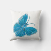 Coussin Le papillon bleu de Chapman (Verso)