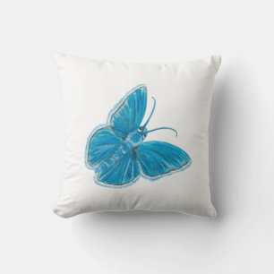 Coussin Le papillon bleu de Chapman