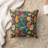 Coussin Le paradis tropical vif : Conception de fruits exo (Couverture)