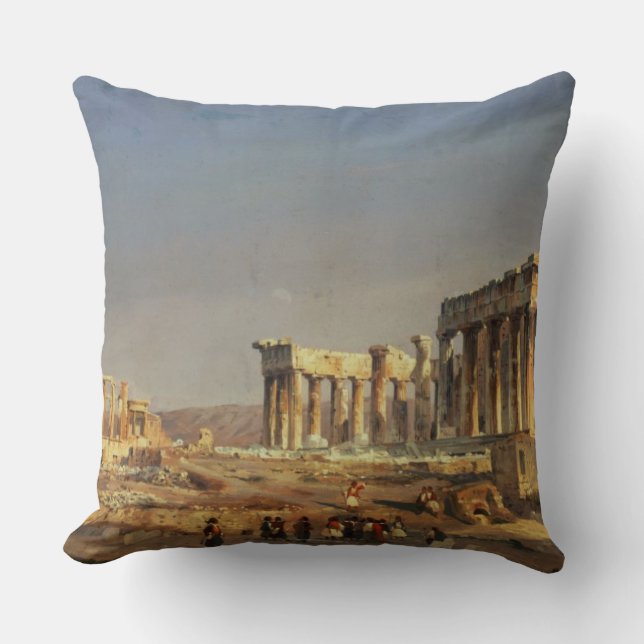 Coussin Le parthenon, 1863 (Recto)