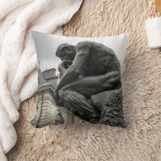 Coussin Le penseur Rodin Paris Sculpture (Couverture)