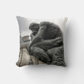 Coussin Le penseur Rodin Paris Sculpture (Recto)