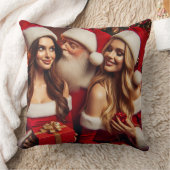 Coussin Le Père Noël célèbre Noël.. deux fois ! (Couverture)