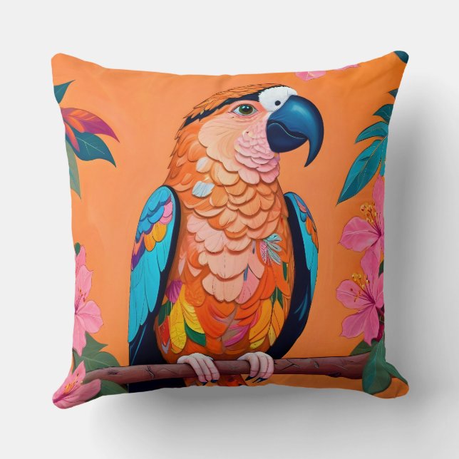 Coussin Le perroquet (Verso)